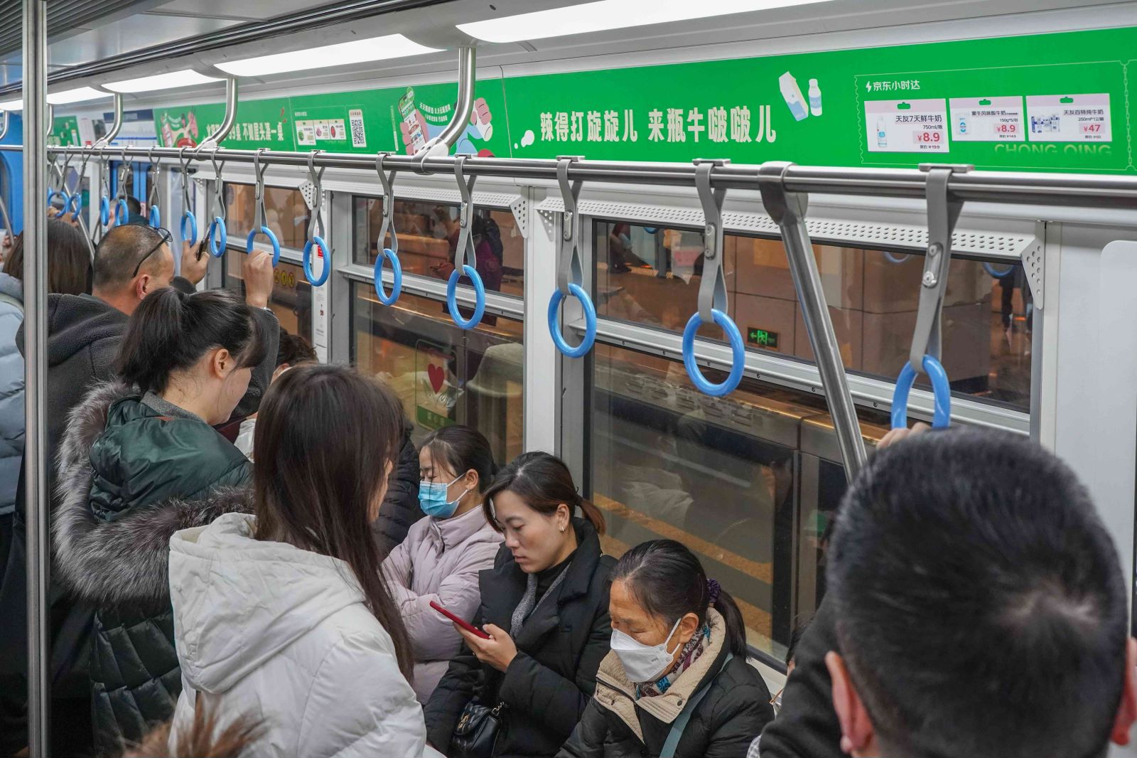 京东地铁广告投放案例实景图