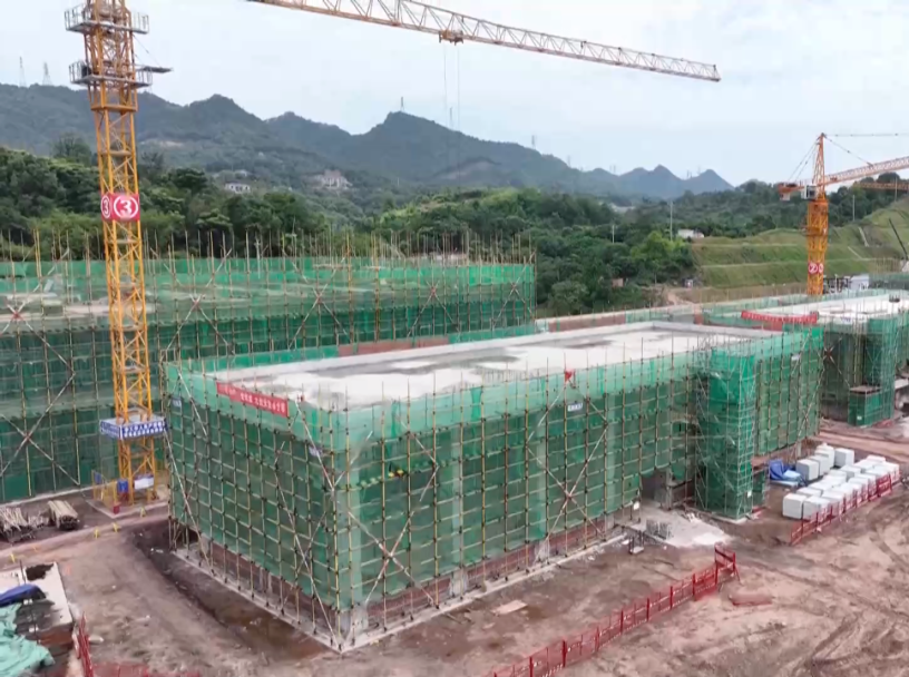 重庆地铁24号线建设现场