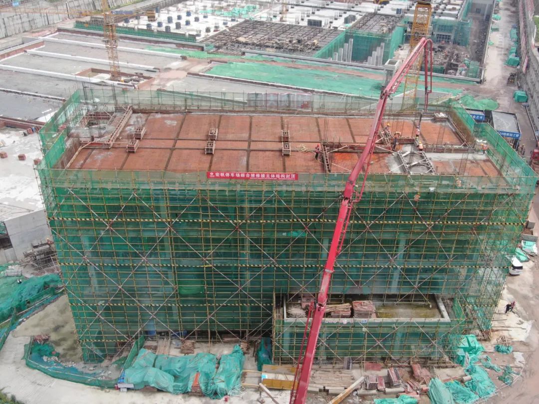 重庆地铁4号线西延伸段建设现场